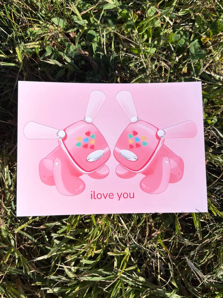 iDog Art Print (5 x 7) for wholesale by megoogs draws