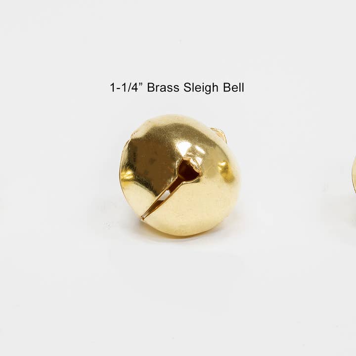 Bevin Bells - Wholesale Ornament Set - Sleigh Bell – Brass Plated2