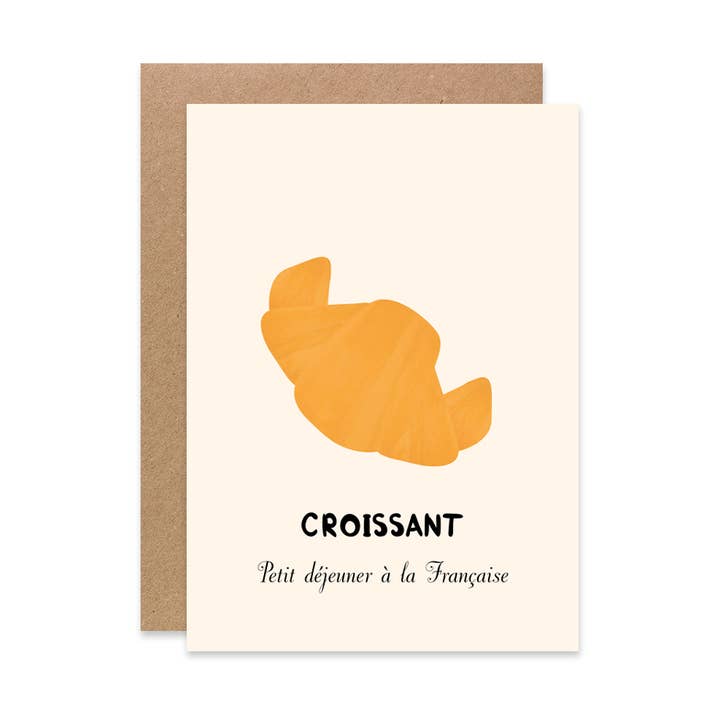 Halbmondförmige Postkarte für den Großhandel von Graphijoy