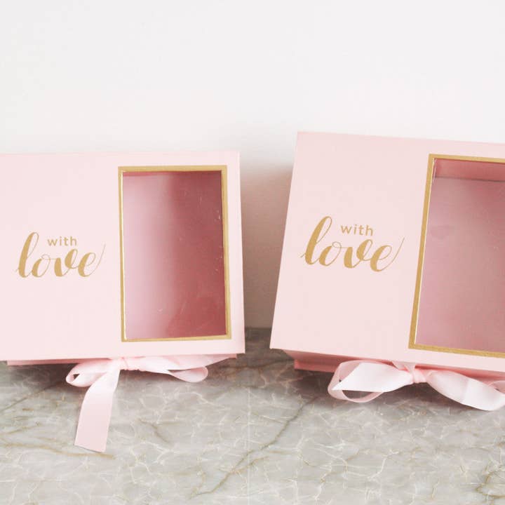 Elegant Design Supply - Wholesale Gift Box - Two Sections Square Flower Gift box