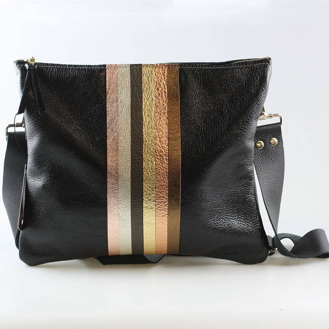 Zina Kao Exclusives – wholesale Crossbody bag – Women's – The Neutral Stripe Taylor Crossbody0