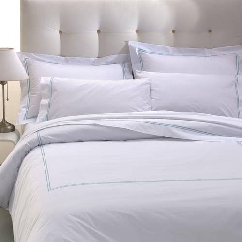Bellino Fine Linens - Vente Taies/housses d'oreiller - Manhattan - Cach-taie standard/Queen en percale0