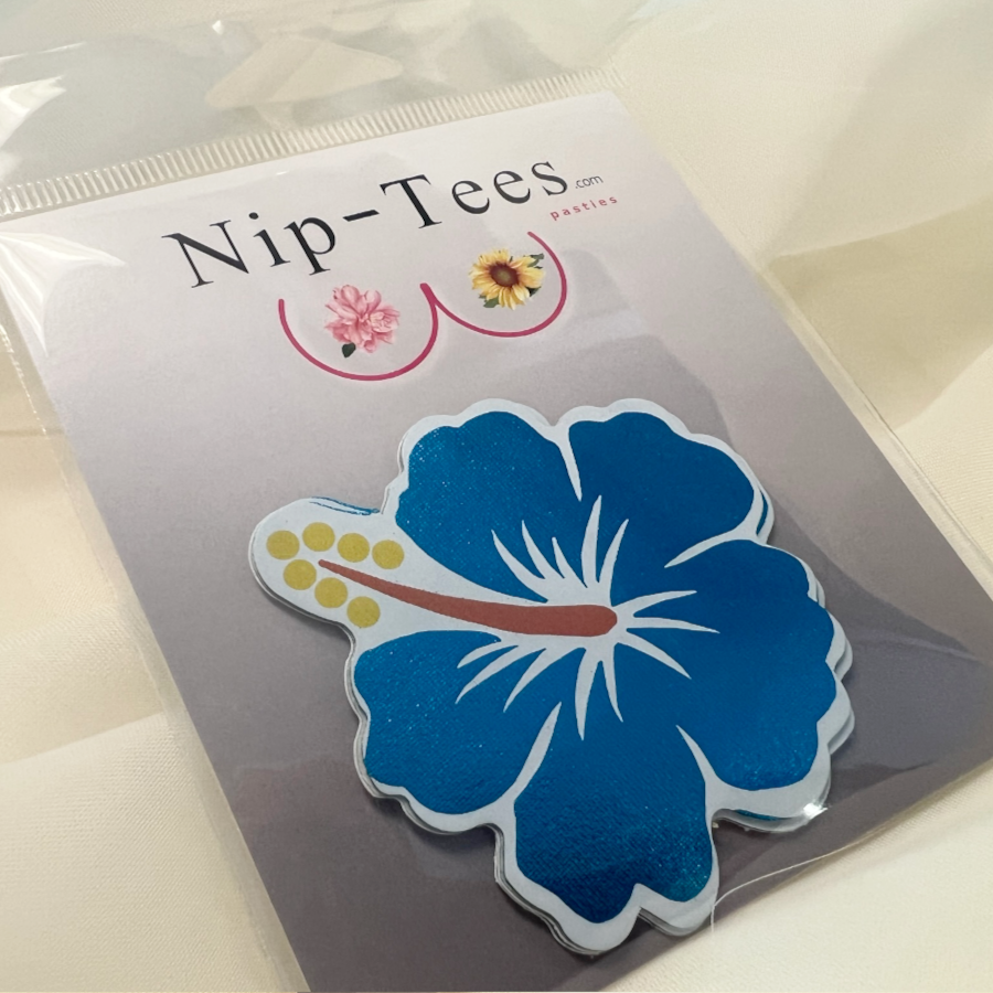 Niptees - Wholesale Nipple Pasties - Women's - Colorful Hibiscus Flower Nipple Cover Pasties 7