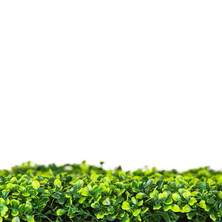 Designer Plants - Wholesale Artificial Plant - Artificial Mixed Boxwood Hedge Panel Wall 40" x 40" 11SQ FT Commercial Grade UV Resistant