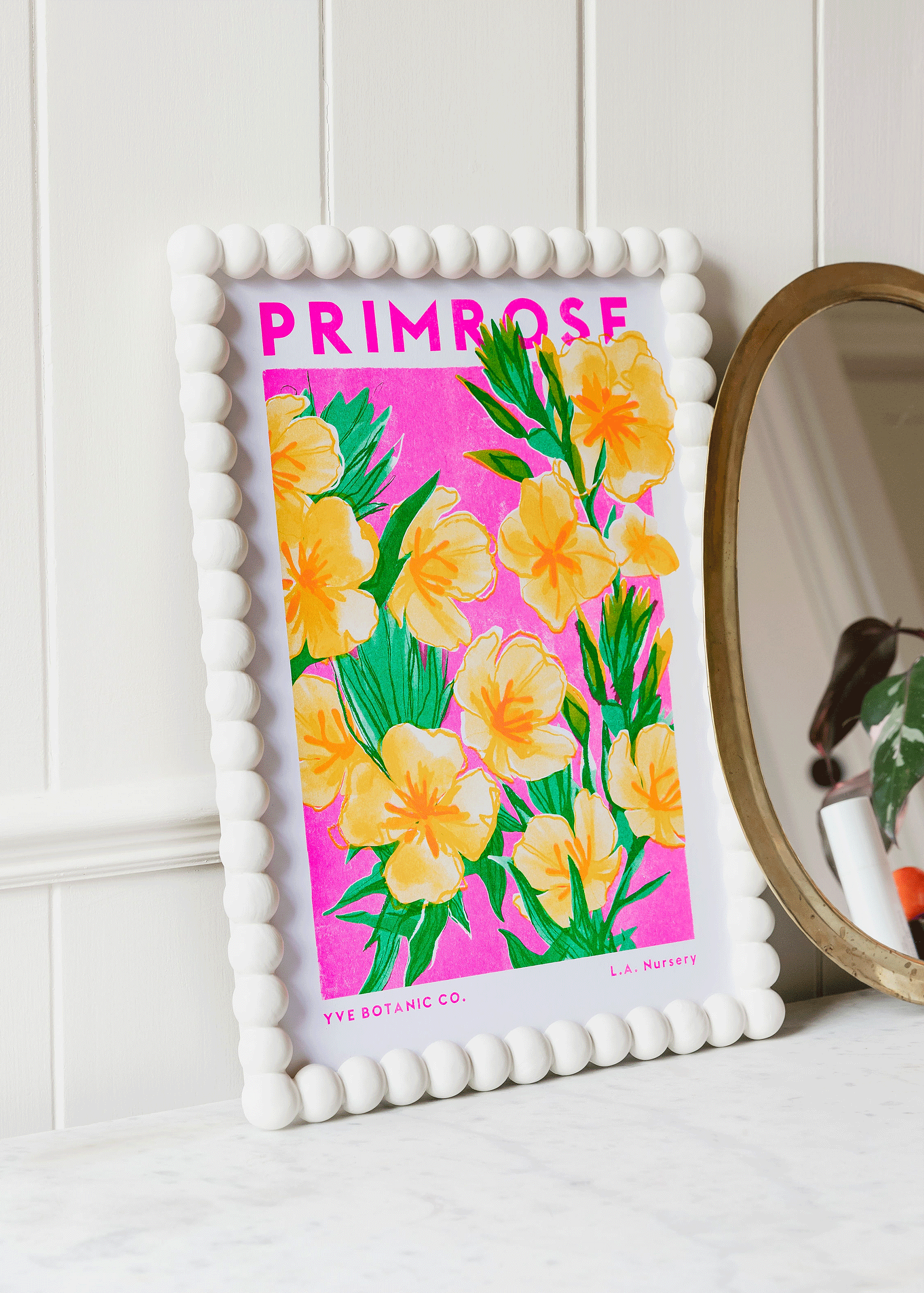 Eve Print Studio. - Vendita all'ingrosso Stampa artistica - Stampa Risograph a 3 strati del fiore di Primula3