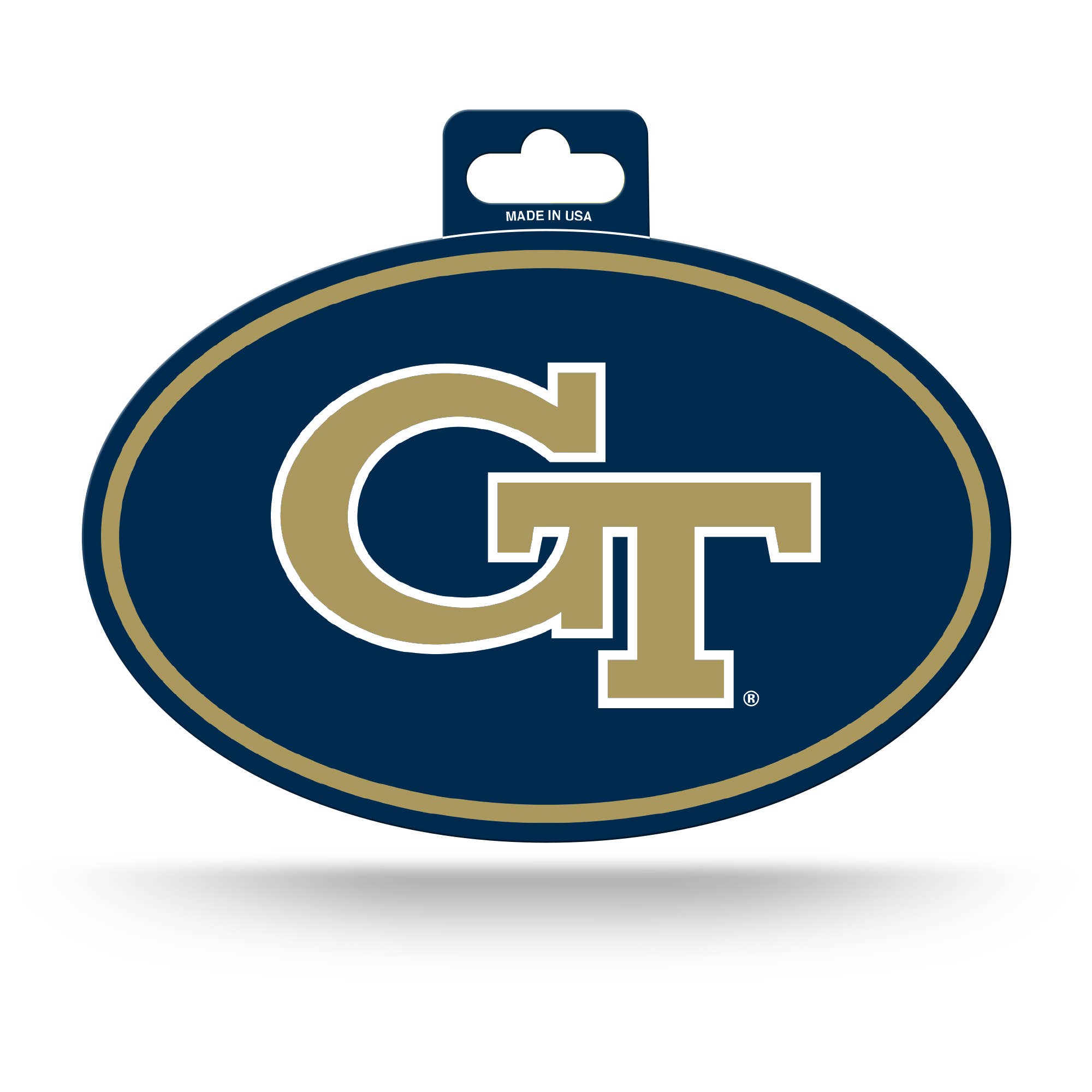 Rico Industries - Wholesale Sticker - Georgia Tech Full Color Oval Sticker0