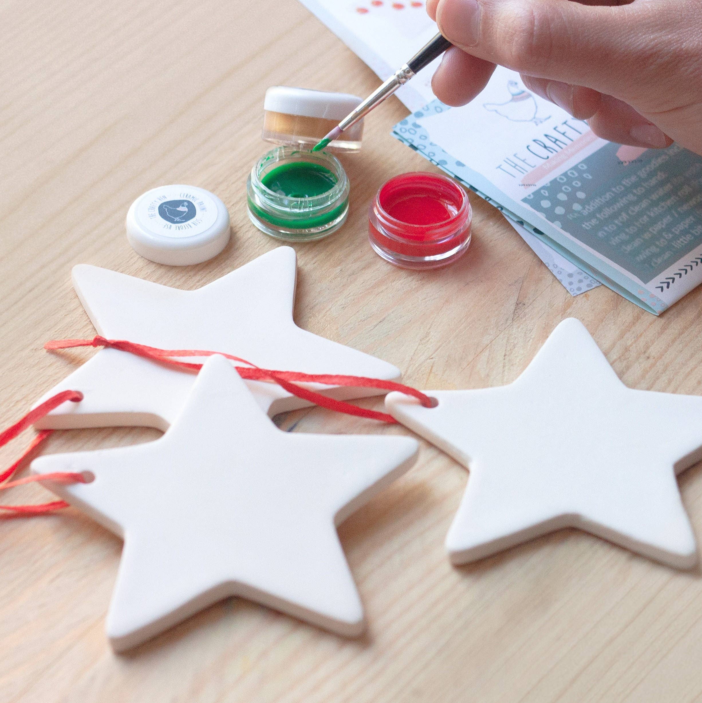 The Crafty Hen – wholesale DIY craft kit – Ceramic Christmas Decoration Painting Kit4