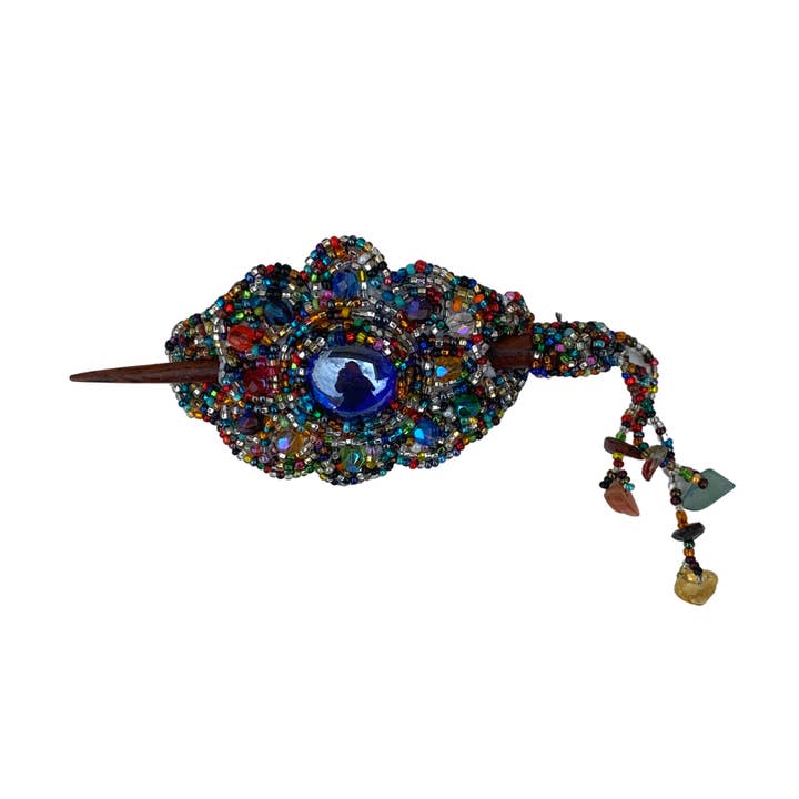 Lumily - Wholesale Barrette - Women's - Michelle Seed Bead Barrette (Assorted) - Guatemala15