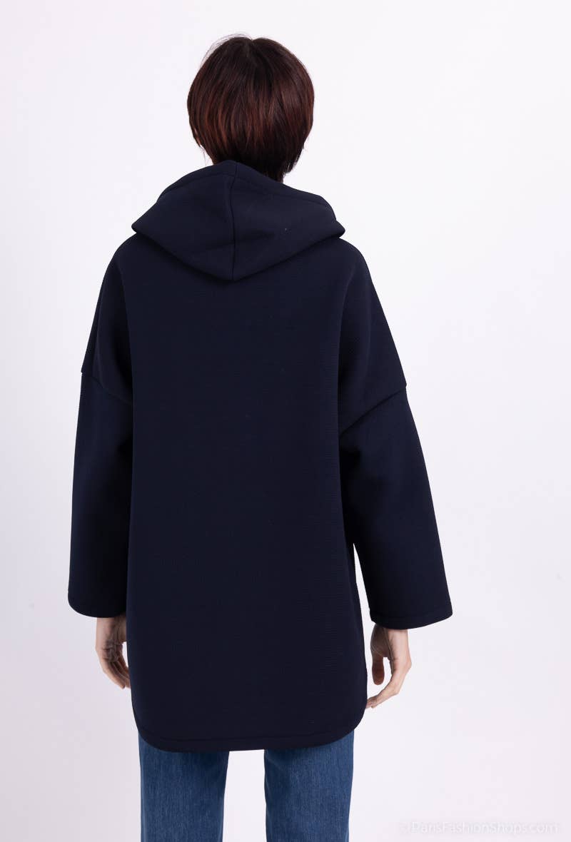 L'Emotion - Wholesale Hoodie - Women's - Neoprene Embossed Material Zip-Up Hoodie15