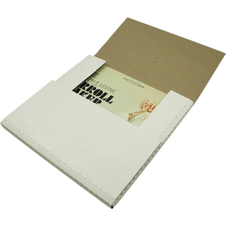 Square Deal Recordings & Supplies - Wholesale Gift Box - Cardboard 12" Record Box - Holds 1 To 3 - 12.5" x 12.5" x 1"