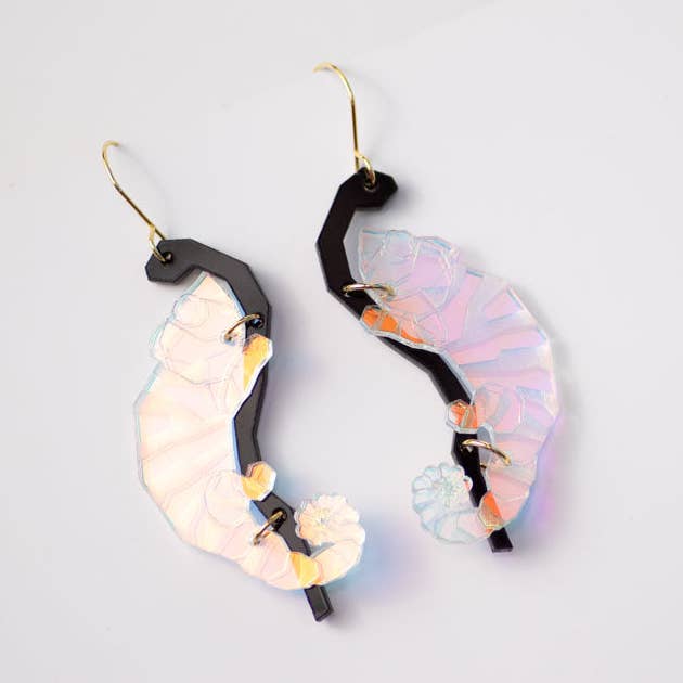 Chamäleon-Ohrringe für den Großhandel von Little Geraldine