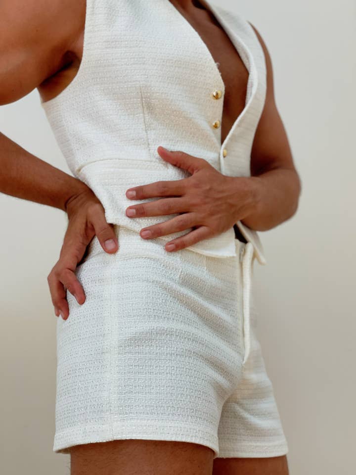 Atelier Tweed Shorts für den Großhandel von NUMERO 8 SPAIN