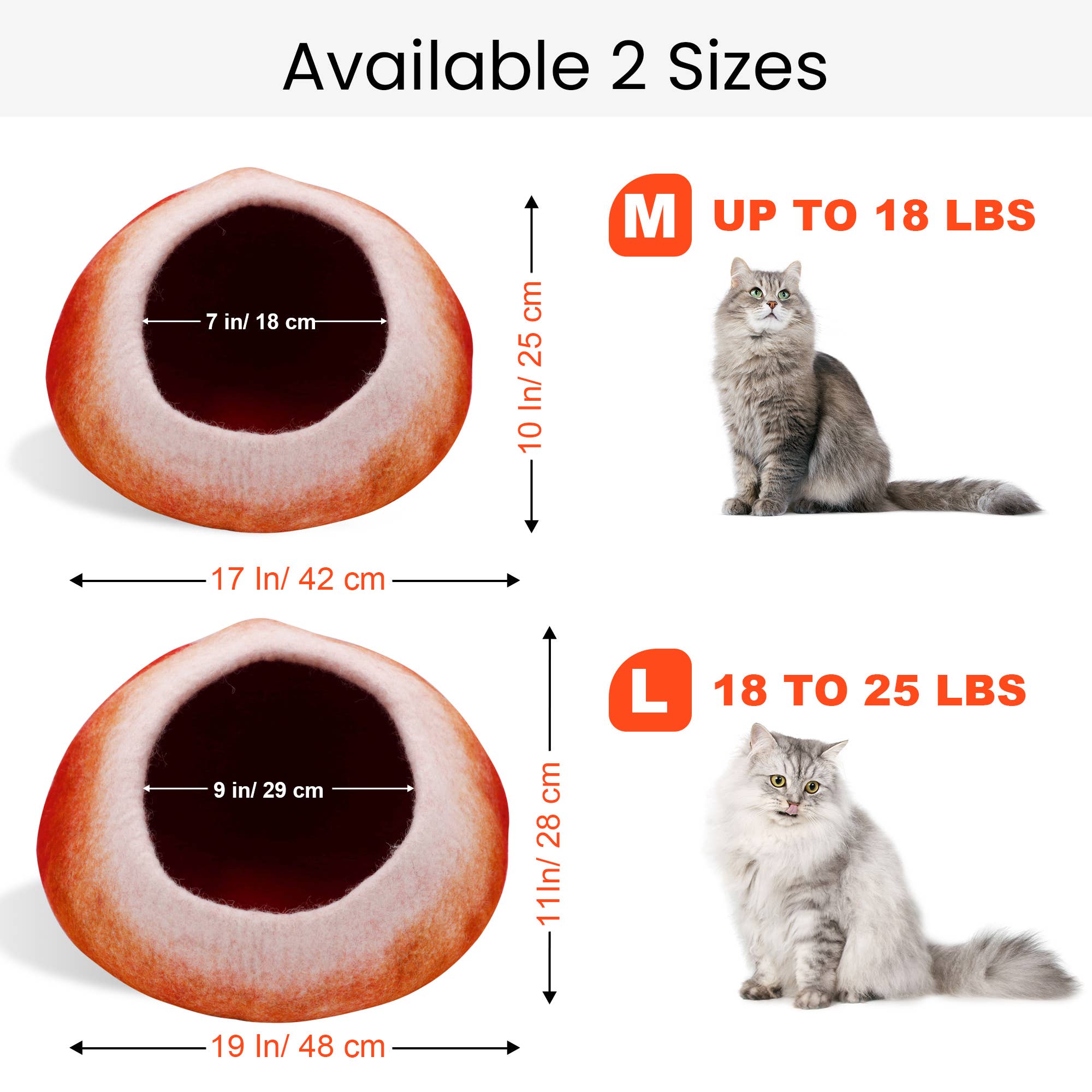 Lungta Imports – casota - Gato e cão por atacado – Caverna para Gatos de Lã Tingida à Mão / Cama e Casa Quente para Gatos27