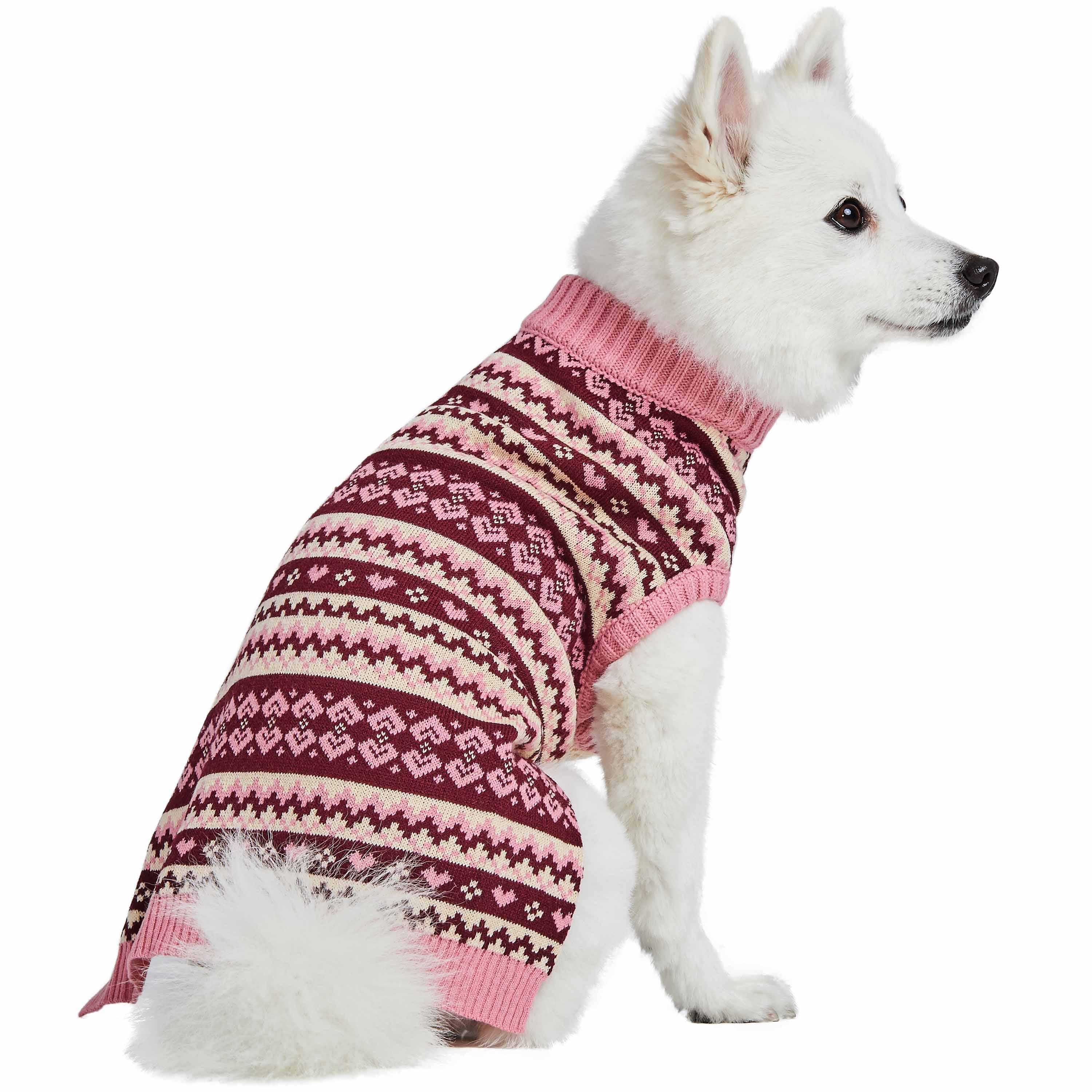 Blueberry Pet - Wholesale Hondentrui - Hond - Op maat gebreide en geverfde zachte en gezellige Fair Isle hondentrui6