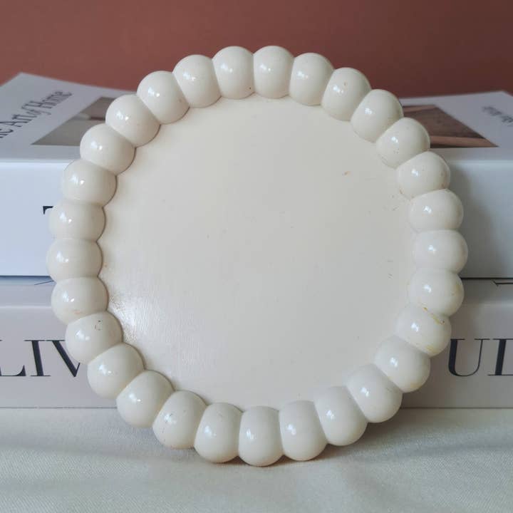 Rund Bubble-tallrik för wholesale av Flor de Luz | Velas & Decoração