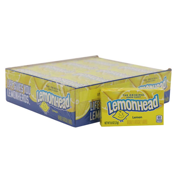 Grandpa Joe's Candy Shop - Wholesale Hard Candy - Lemonhead Candy .8oz, 24ct