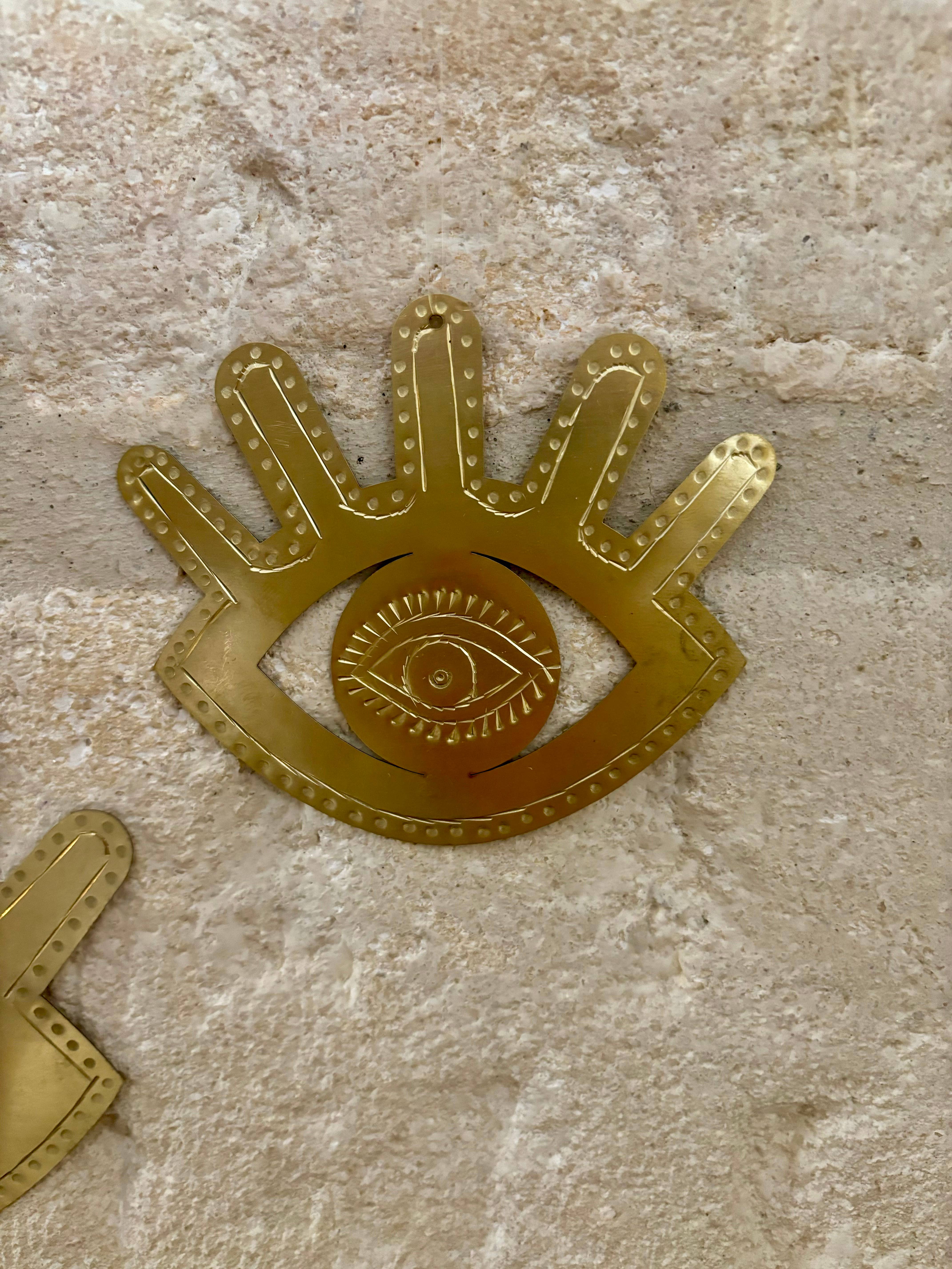 BAHIA HOME - Vendita all'ingrosso Decorazione da parete 3D - Occhio inciso in ottone Biloela0