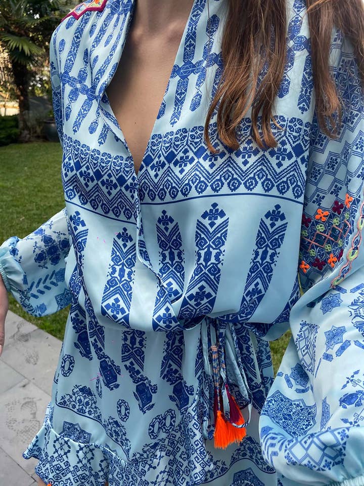 Bonita Klänning Blå för wholesale av You Young