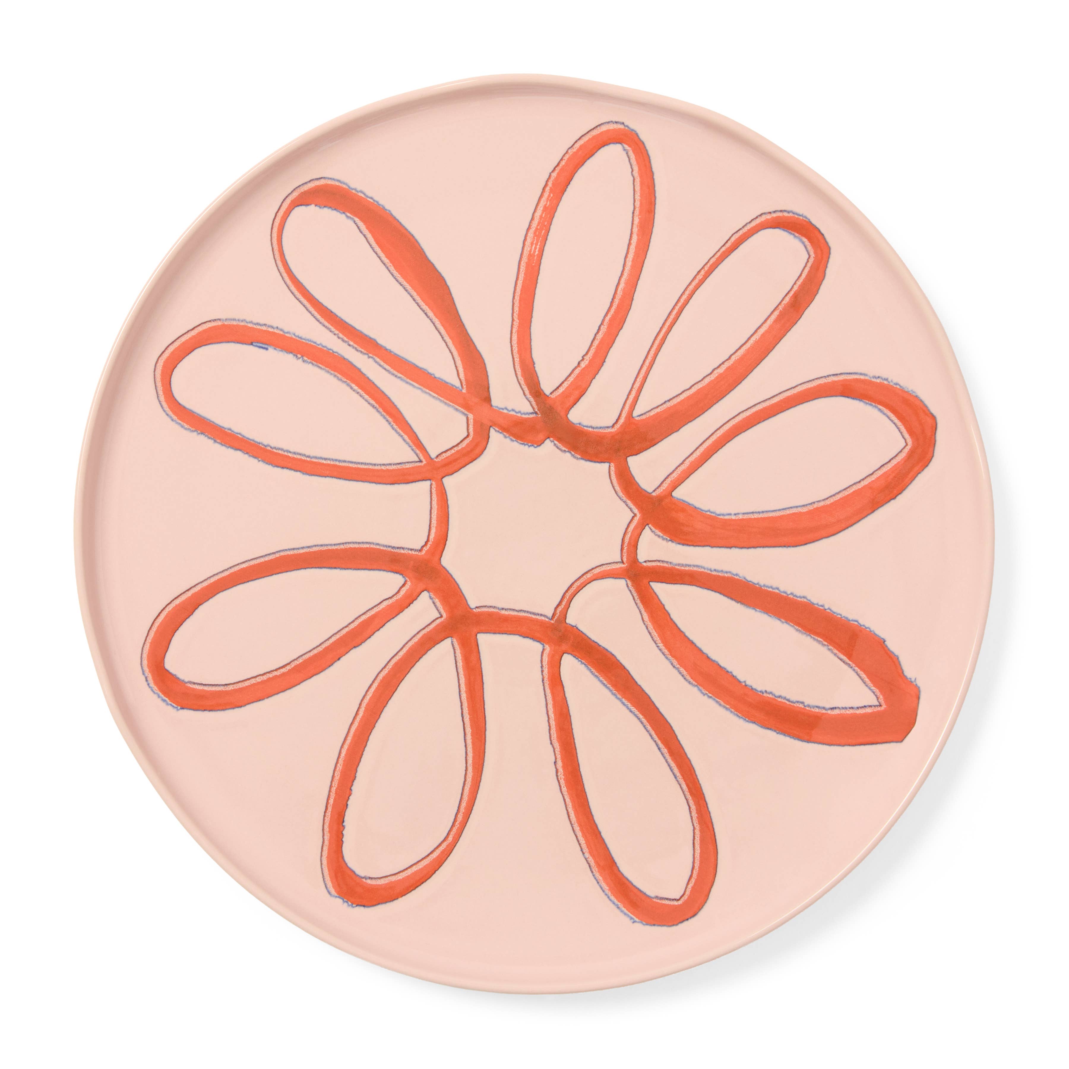 Couleur Nature – Großhandel Platzteller – Amalfi Servierteller Rosa - 32 cm Durchmesser0