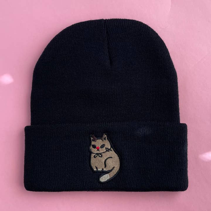 CHRISTMAS CAT BEANIES for wholesale by Peachie Patches