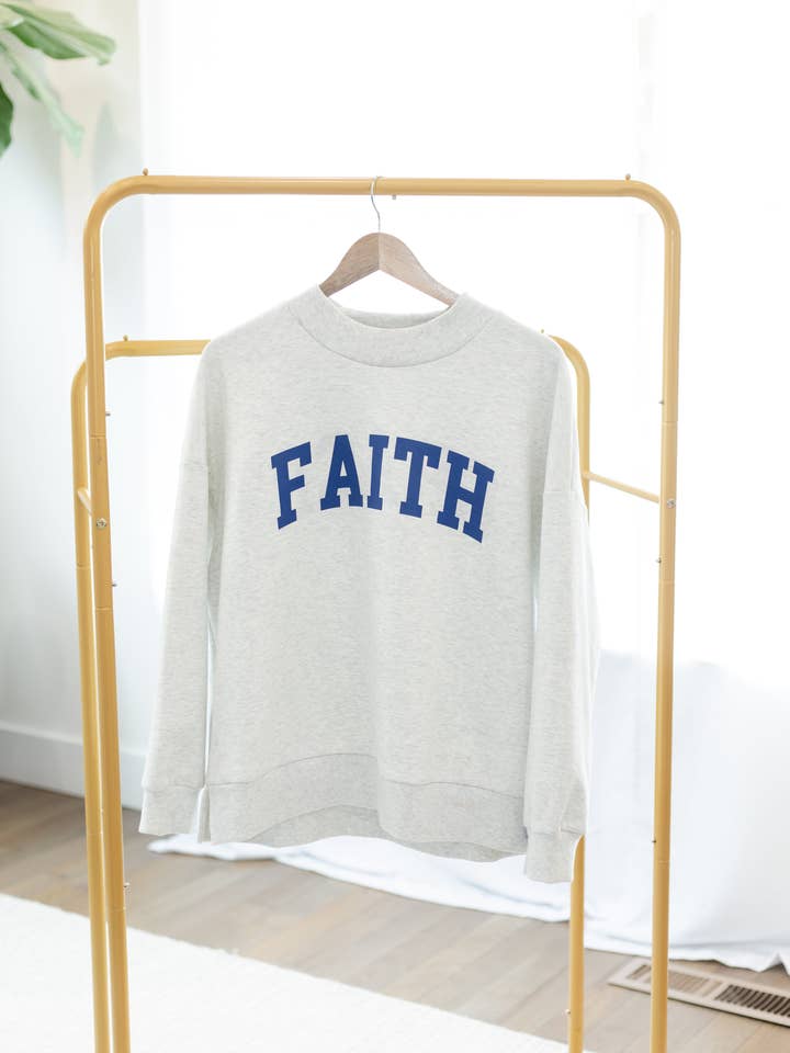 Reversible Sweatshirt, FAITH & GRACE for wholesale by Word Warriors