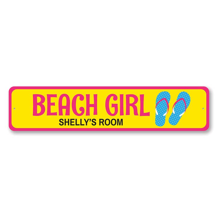 Beach Girl Sign for wholesale by Lizton Sign Shop, Inc