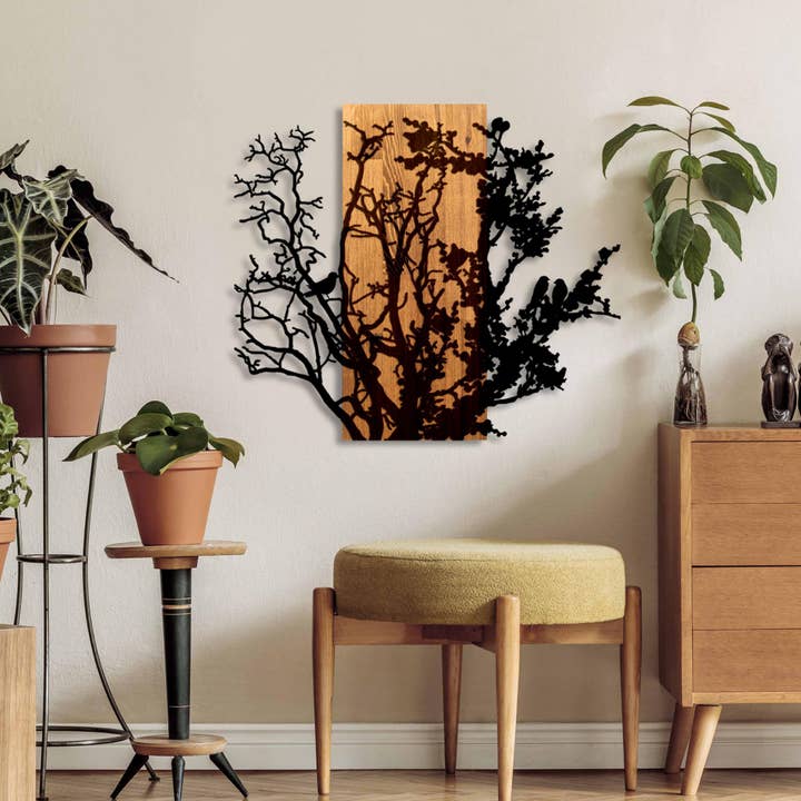 MA-453 Holz Metall Wandmalerei für den Großhandel von STUDIO BYLAMP