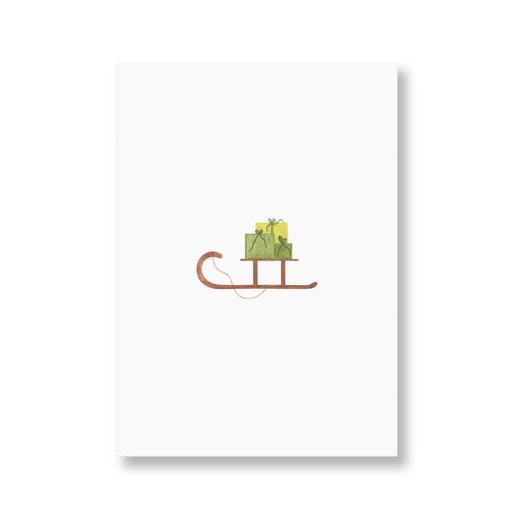 slitta | cartolina per la vendita all'ingrosso da parte di SANS.design