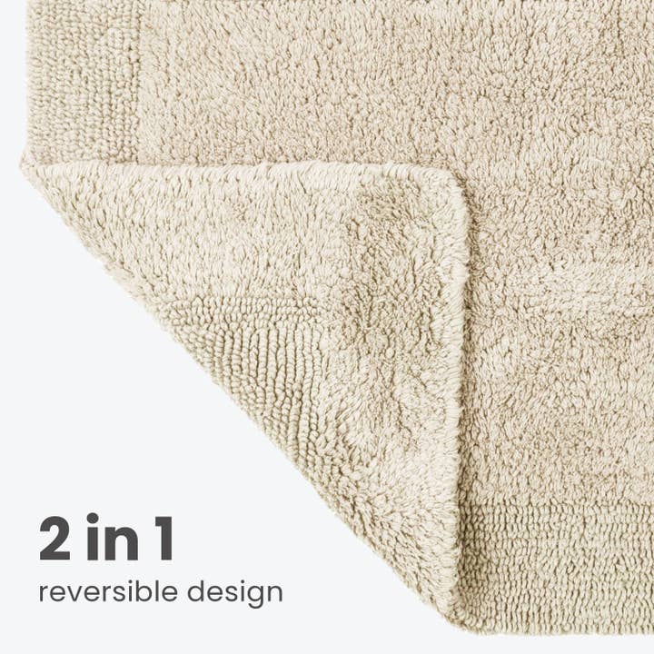 Allure Bath Fashions – wholesale Badrumsmatta – Elegance Vändbar Badrumsmatta - Tunga 100% Bomullsmattor7