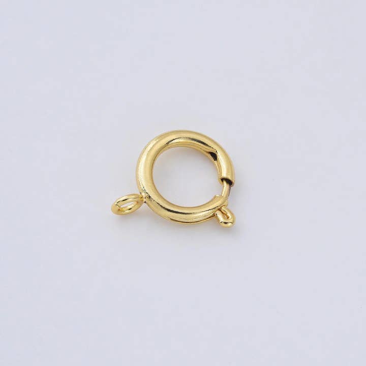 Beads Creation - Wholesale Clasp - Gold Filled Spring Ring Jewelry Clasp Hooks DIY Connection 2