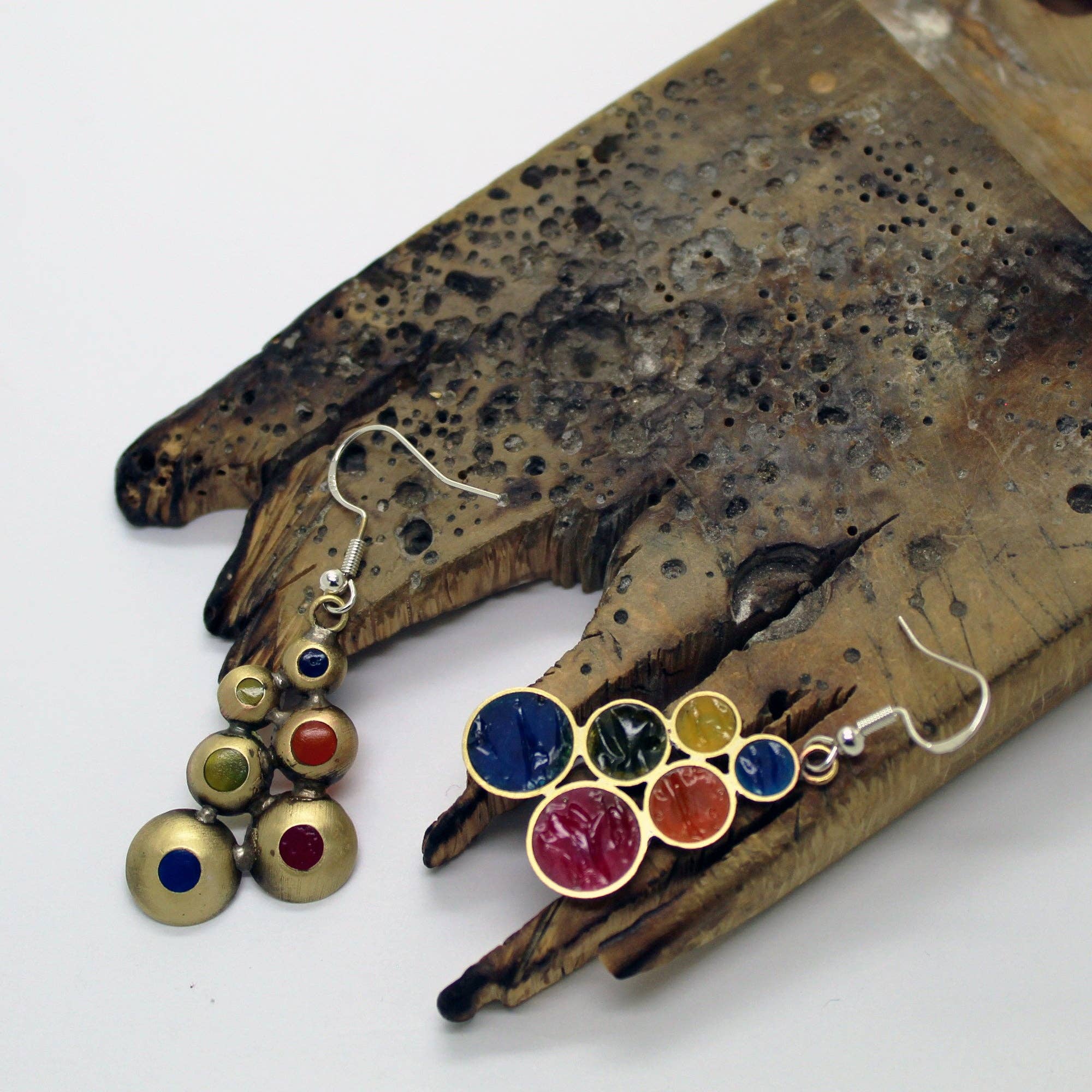 Plataica - Wholesale Dangle Earrings - Brass and 925 silver "Candy" earrings3