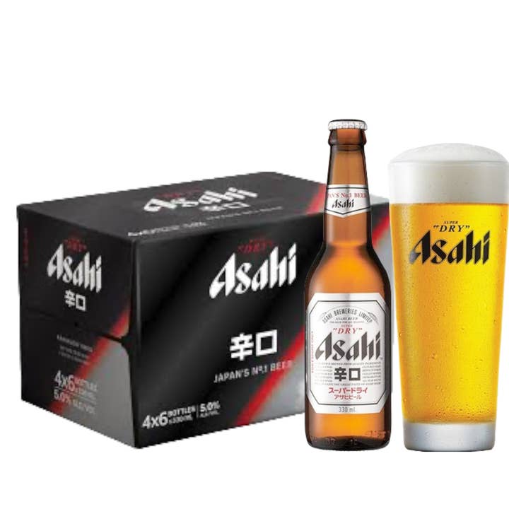 Haus der Biere Berlin - Wholesale Beer - Asahi Dry Beer 0.33L - Japan's No. 1 with 5.2% Vol
