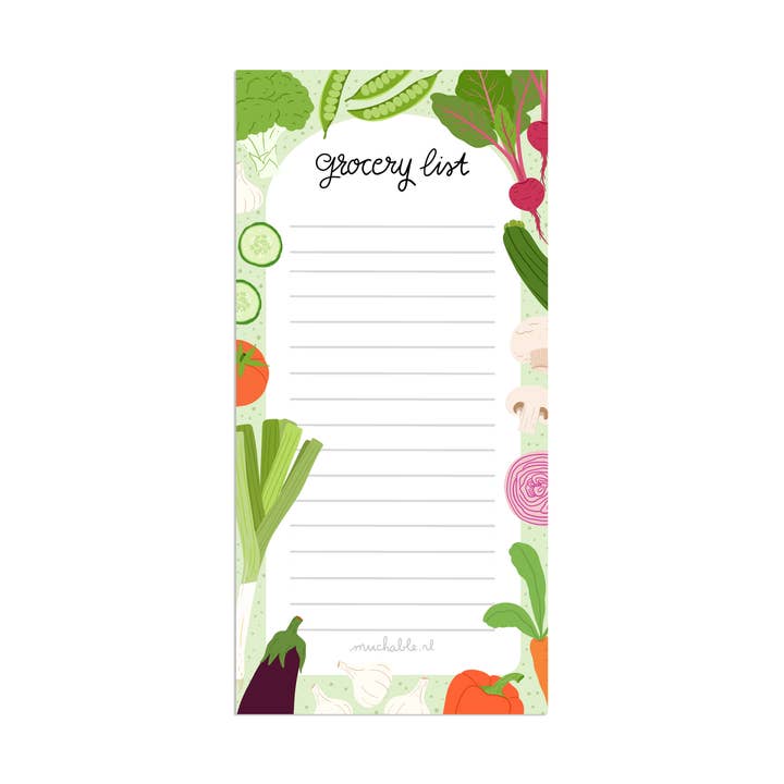 Muchable - Wholesale Notepad - Notepad/notepad - grocery list shopping list