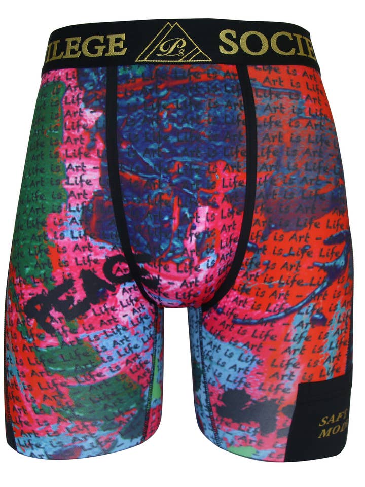 Single color Frenemies Mural T Underwear for wholesale on Faire2