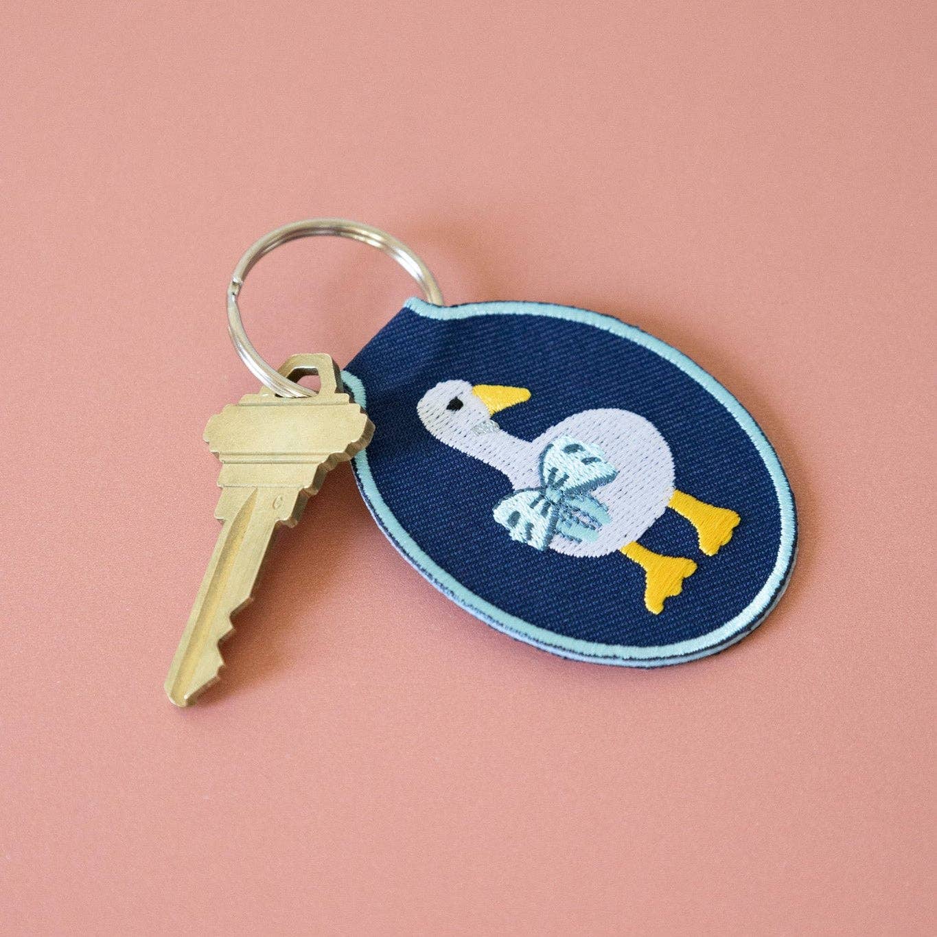 Lindy Stark Designs - Wholesale Keychain - Women's - Duck Embroidered Keychain