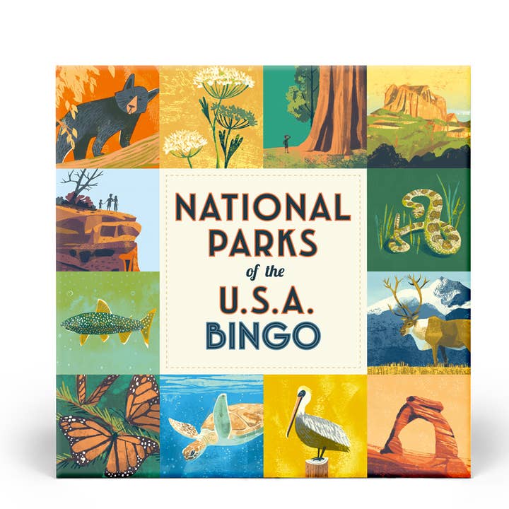 QUARTO - Wholesale Board Game - National Parks of the USA Bingo