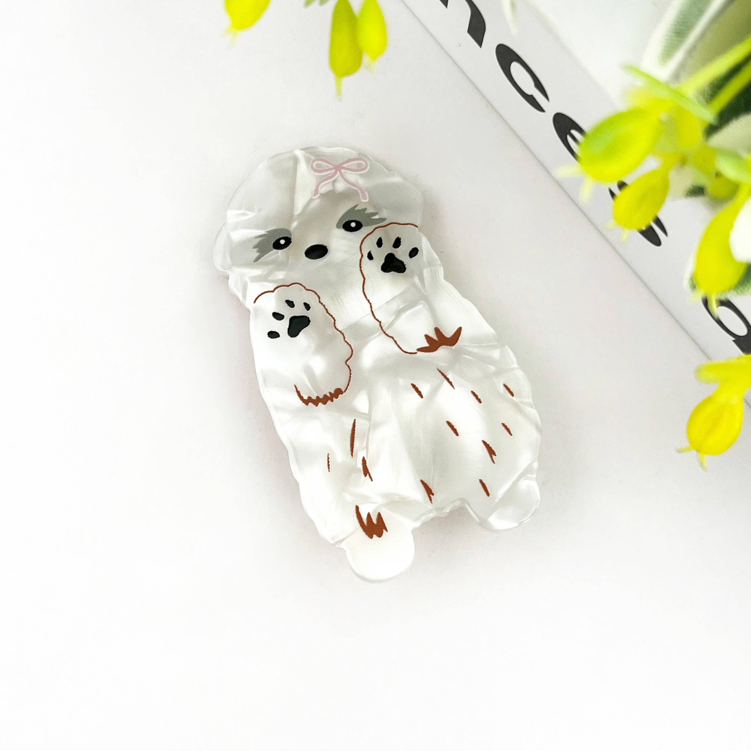 TheDivaSoap - Vente Pince à cheveux – femme - Barrette à cheveux chiot, barrette à cheveux animal mignon.7