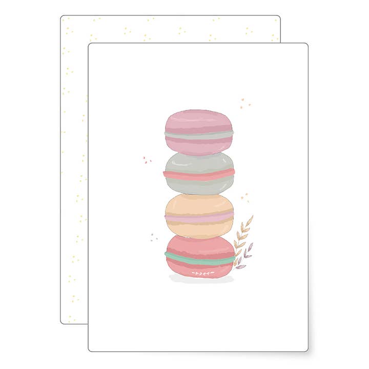 Macaron | postcard for wholesale by MIAO Papeterie
