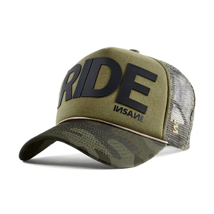GORRA RIDE TRUCKER CAMO & BLACK BRICK para venta al por mayor de INSANE