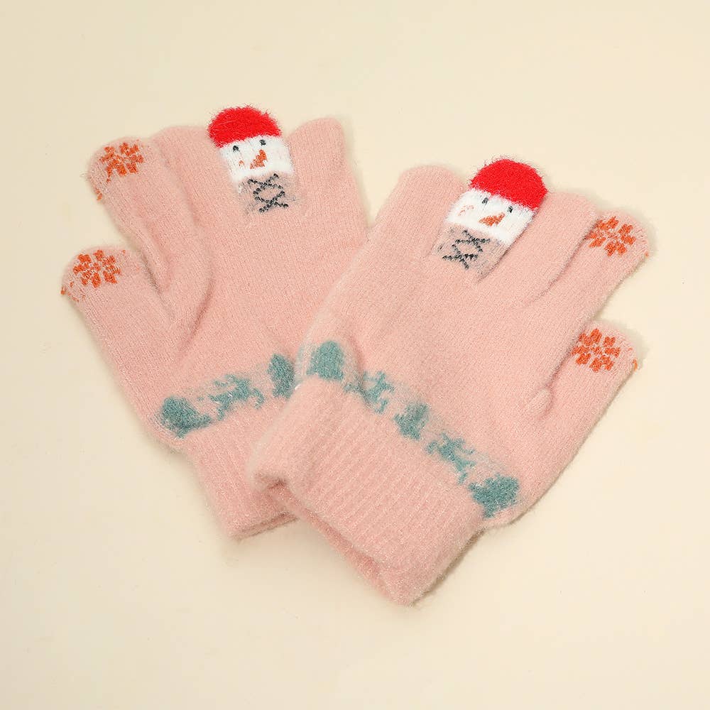Sensibling Corp. - Wholesale Gloves - Women's - Christmas Theme Pattern Smart Touch Winter Gloves9