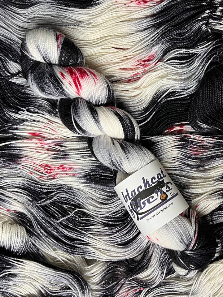 Chaussette Joey- Serendipity pour la vente par Black Cat Fibers