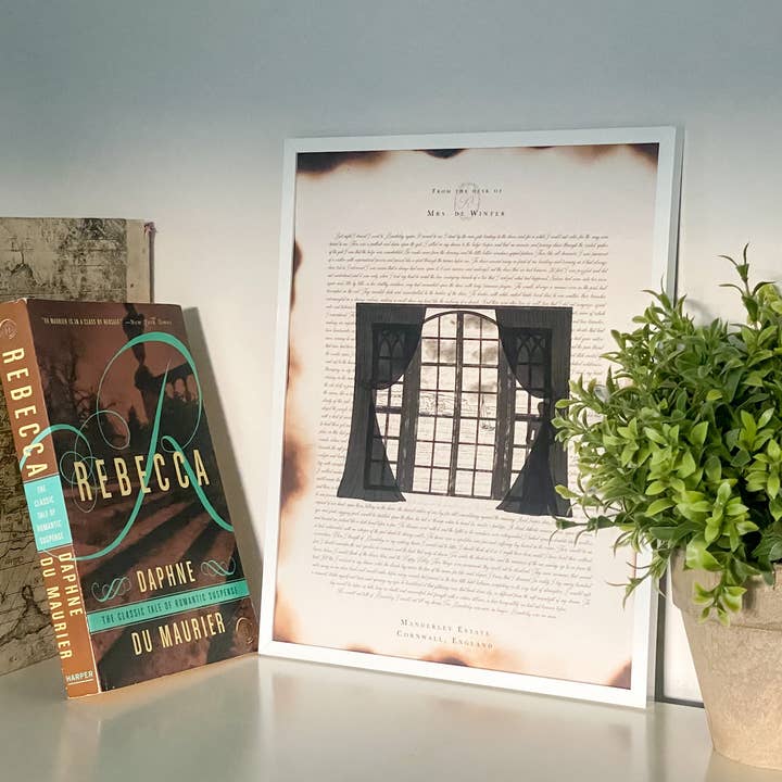 Manderley Art Print for wholesale by The Literary Loft