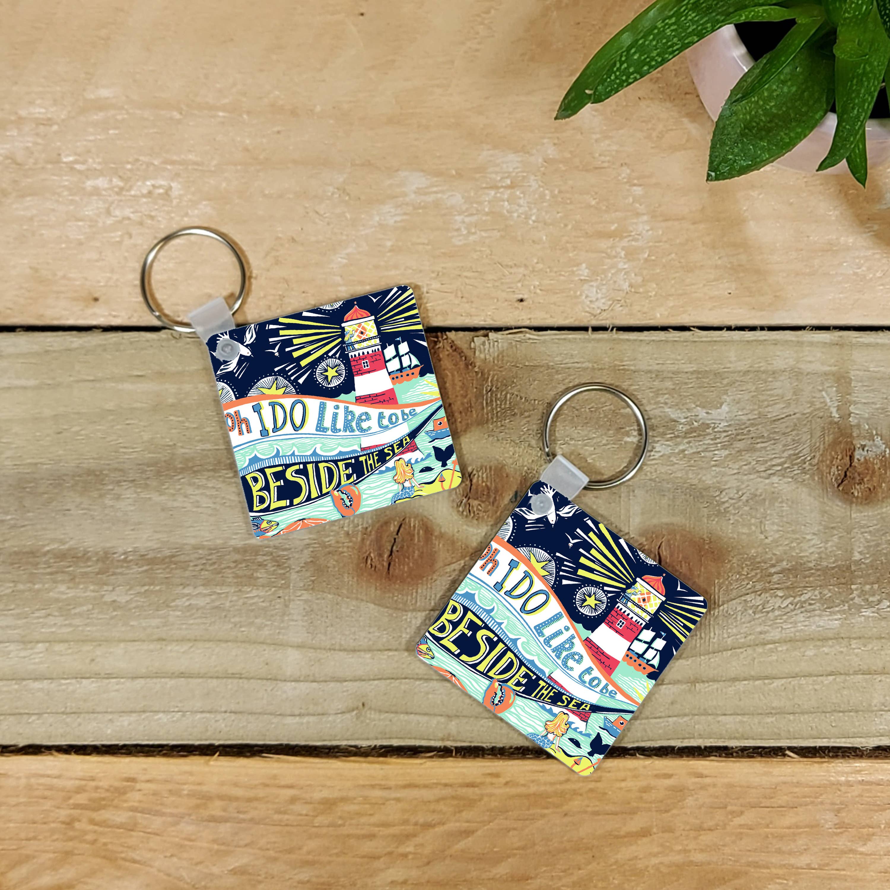 Port and Lemon - Wholesale Keychain - Unisex - Key Ring – Beside the Sea1