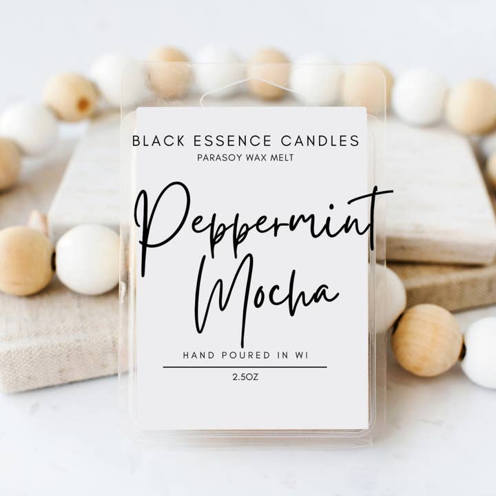 Peppermint Mocha for wholesale by Black Essence Candles