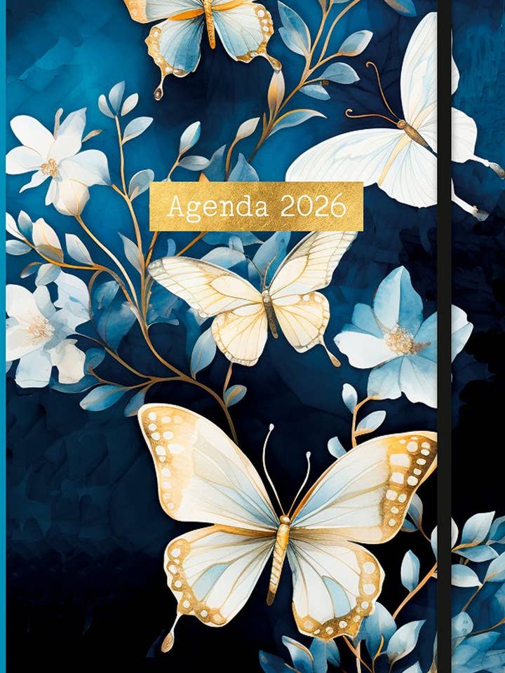 Agenda mariposa para venta al por mayor de Multi Técnica de Papelería SA