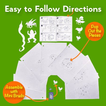 EyeConnect Crafts - Wholesale DIY Craft Kit - Kids - 3D Tunnel Book: POND (Deluxe Size)5