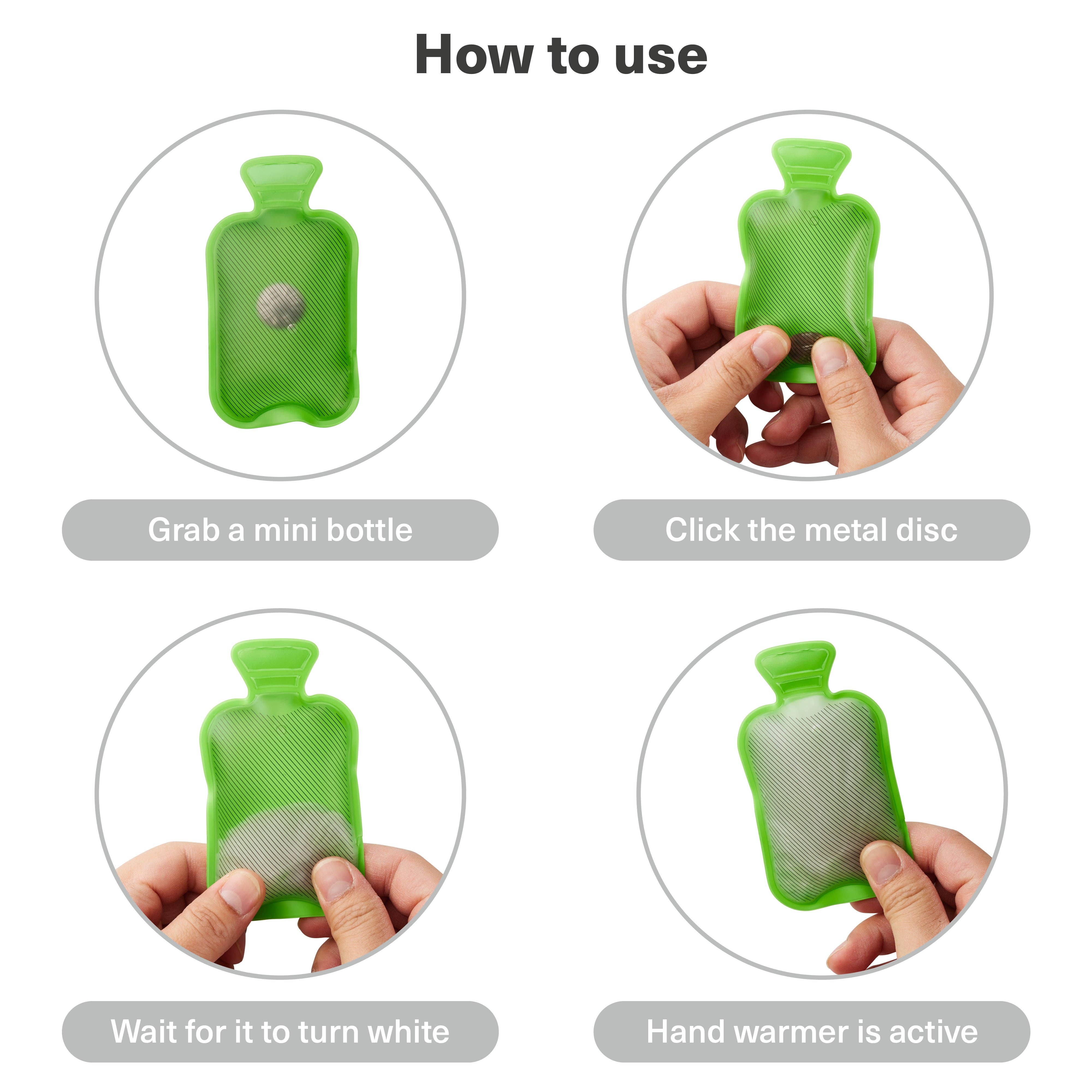 Bramble - Vendita all'ingrosso Impacchi caldi/freddi - Set da 5 mini scaldamani a borsa dell’acqua calda1