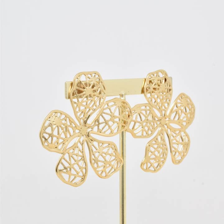 Brincos em aço inoxidável - BO100445OR por atacado de Kapyco