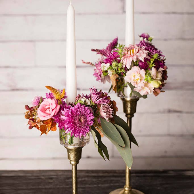 Floral Genius - Wholesale Candle Holder - Candle Ring Vase Sets