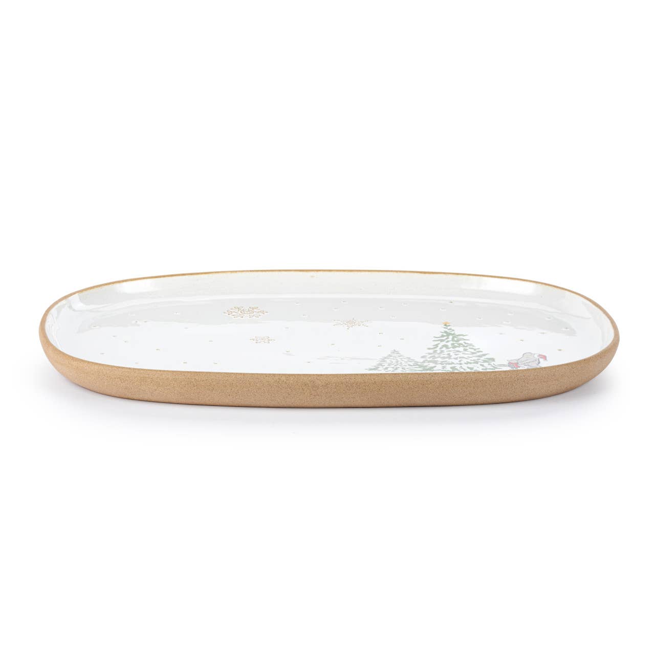 DEMDACO - Wholesale Platter - Christmas All Around Ceramic Oval Platter1